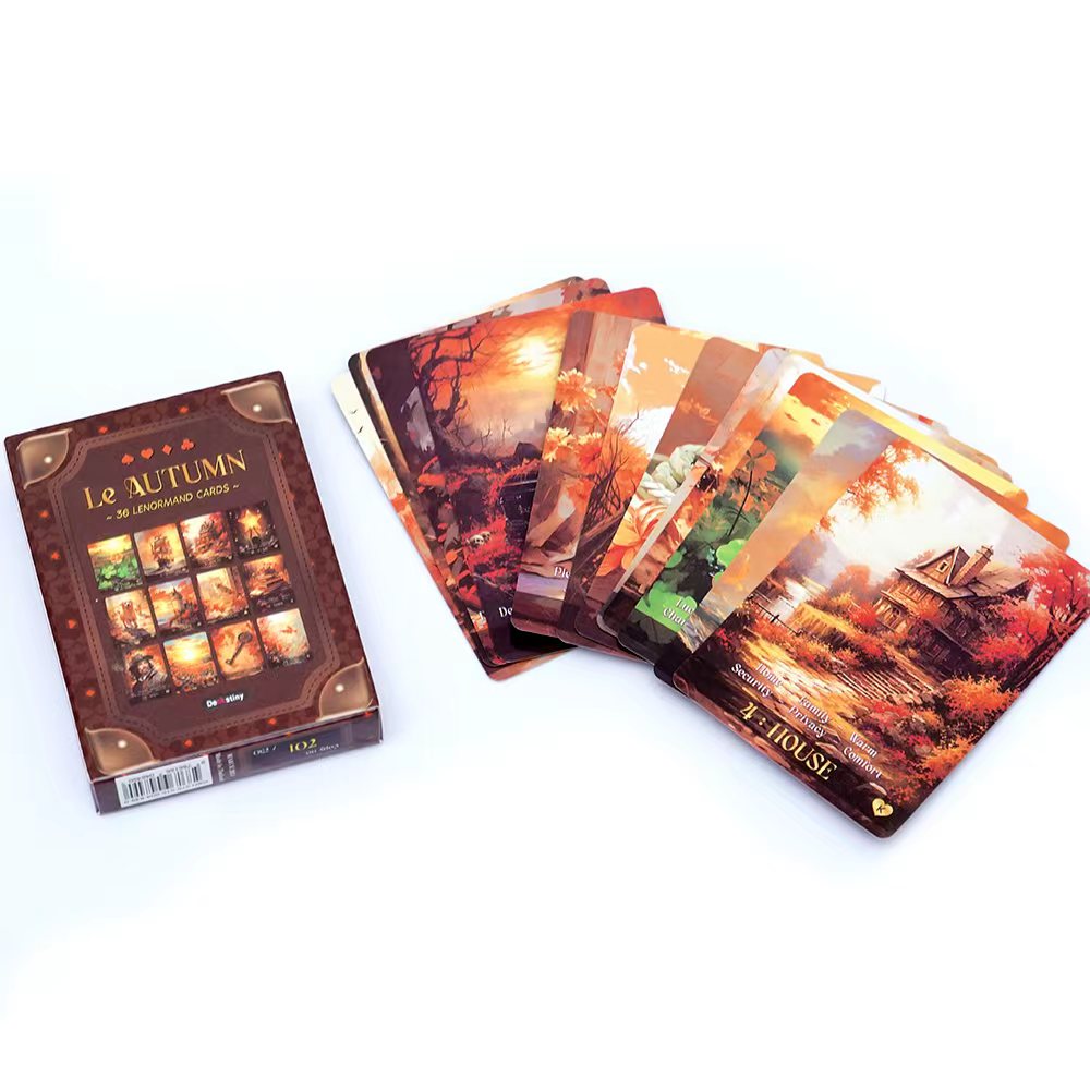 Board Game Of Life - Lenormand Tarot Deck Le Autumn Collection