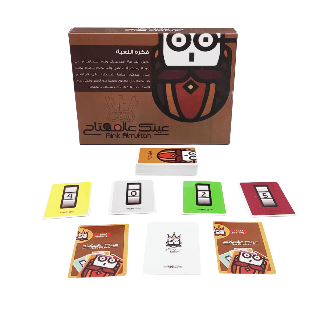 Board Game Yogi - 《Ainek Al-Muqatah: Number Strategy Card Game》(translating