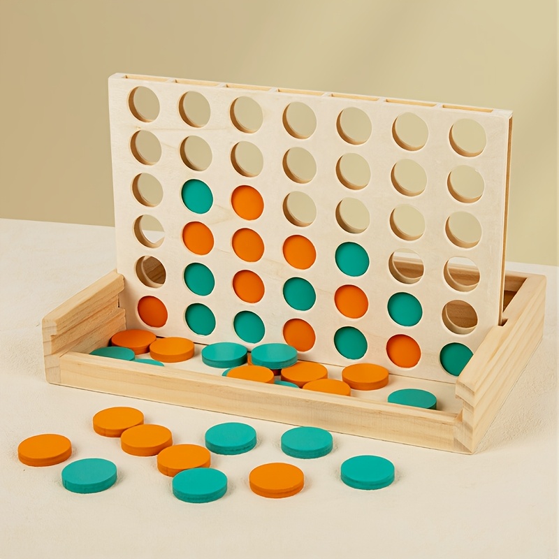 Board Game Viral - 4 in a Row Wooden Board