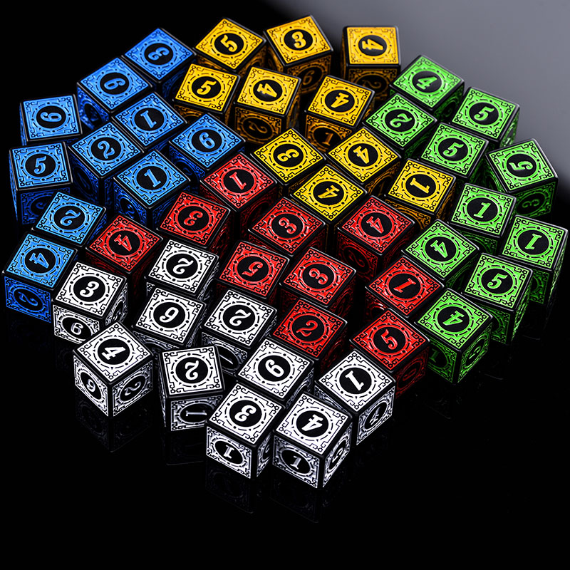 10PCS/Set Acrylic Dice Set D6  - đánh giá và giá Board Game Dungeons And Dragons