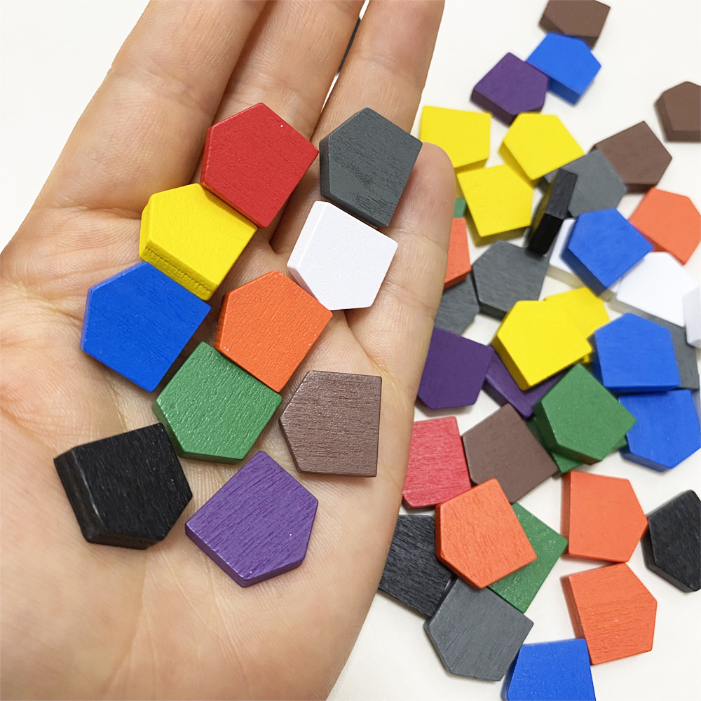 Bộ 50 16*16MM Bằng Gỗ Nhiều Mà - đánh giá và giá Board Game Economy
