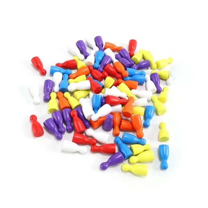100 Pcs Colorful Wooden Chess  - đánh giá và giá Board Game Economy