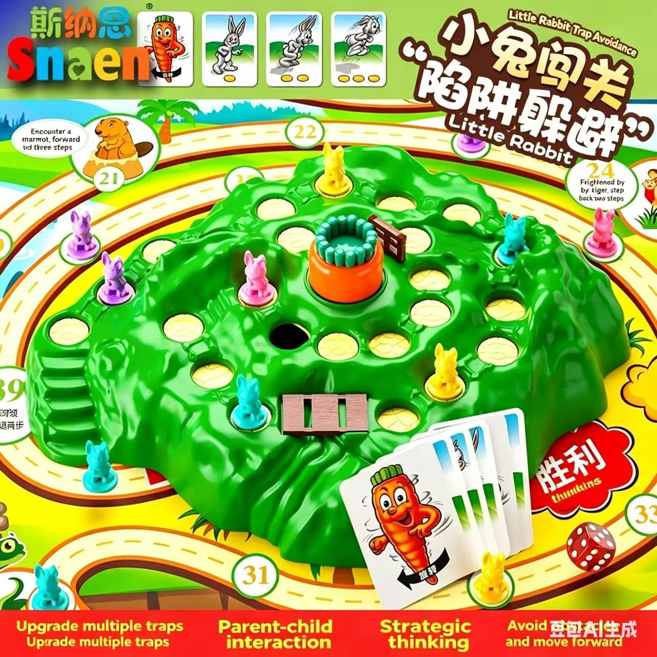 Hot Sale Fun Toy Rabbit Trap U - đánh giá và giá Board Game Heat