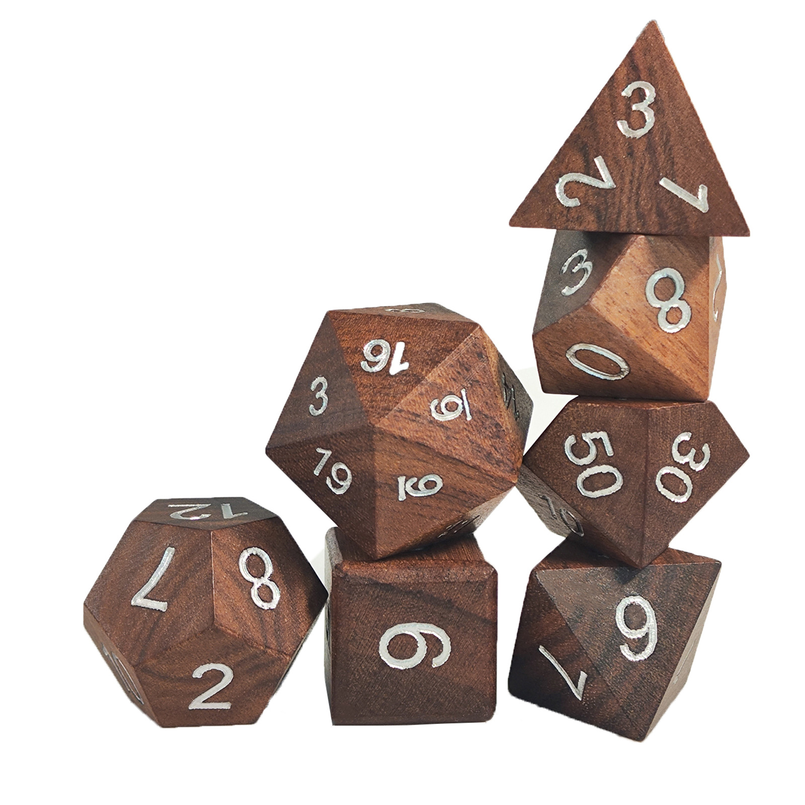 Wooden Dice Set for DND RPG Ga - đánh giá và giá Board Game Dungeons And Dragons