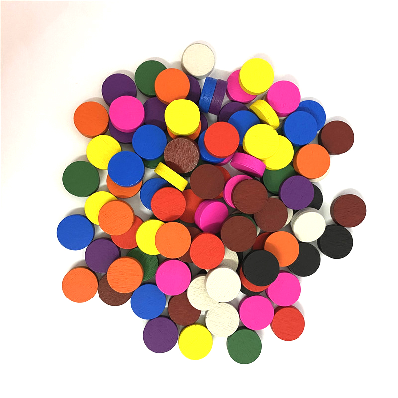 100pieces Diameter 15*5MM Wood - đánh giá và giá Board Game Economy