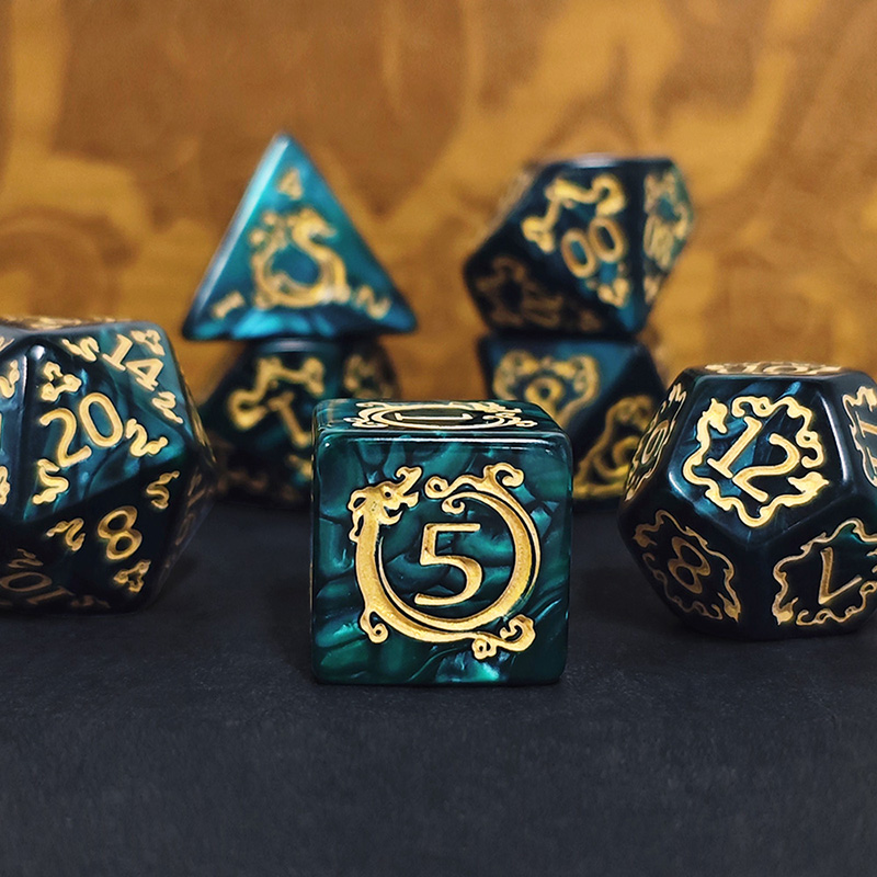 7Pcs Set DND Dice Dragon Patte - đánh giá và giá Board Game Dungeons And Dragons