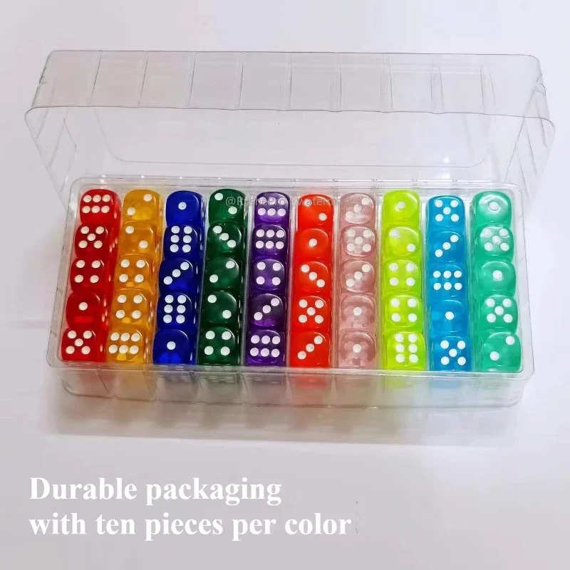 100 Pieces Colored 14mm Acryli - đánh giá và giá Board Game Digital