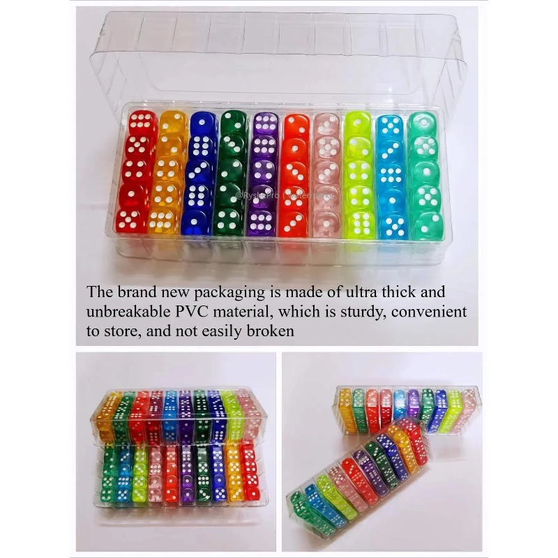 100 Pieces Colored 14mm Acryli - đánh giá và giá Board Game Digital