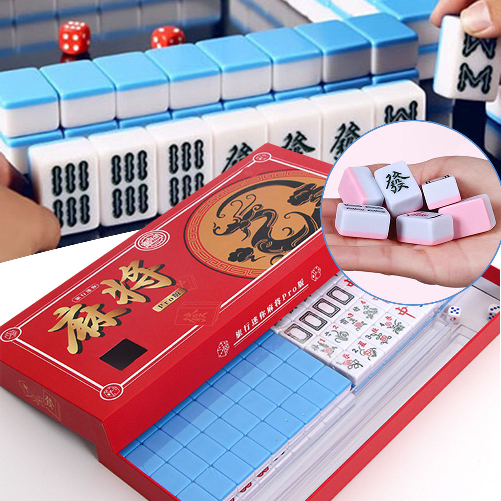Portable Travel Mini Mahjong S - đánh giá và giá Board Game Organization
