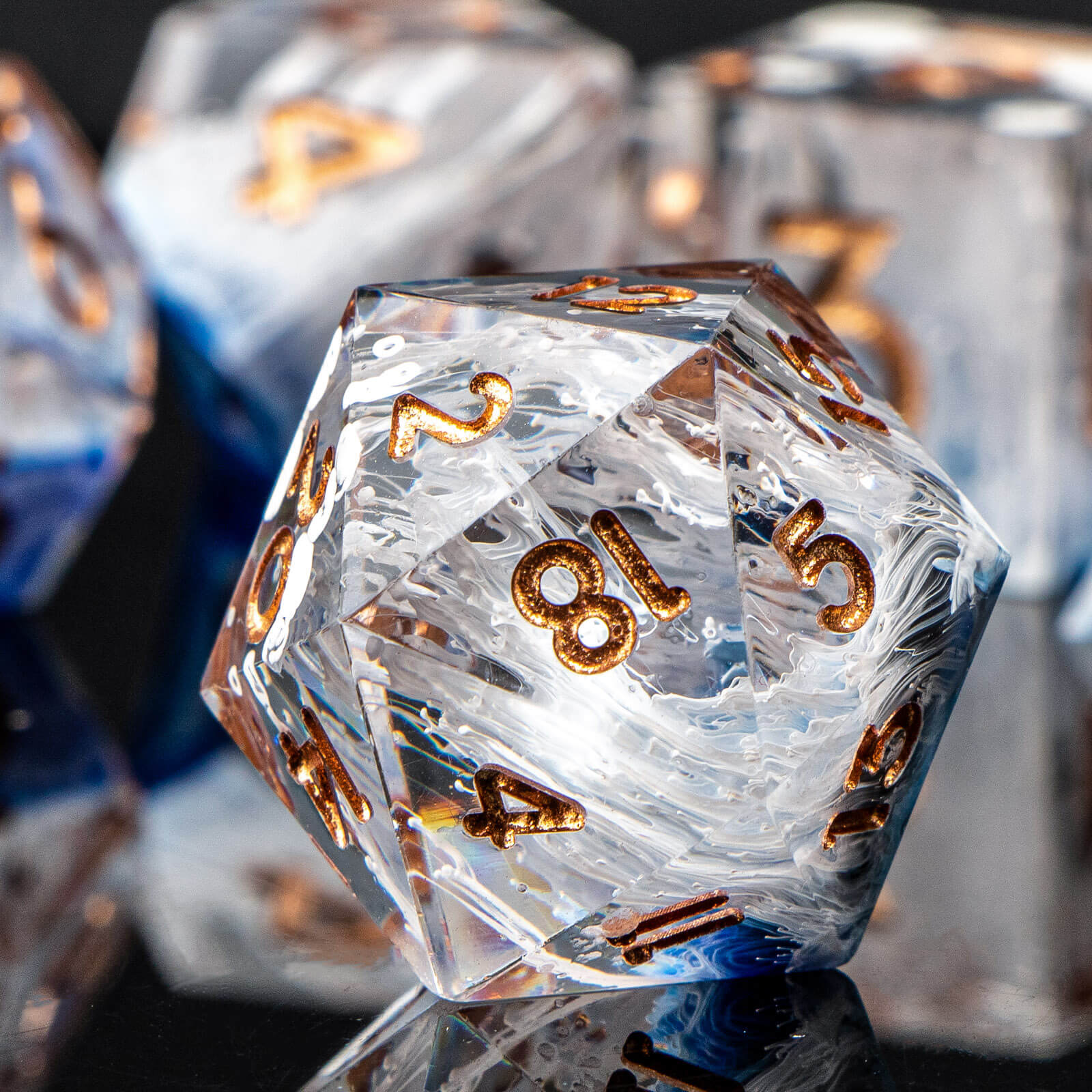 Resin Sharp Edged DND Dice, Ha - đánh giá và giá Board Game Dungeons And Dragons