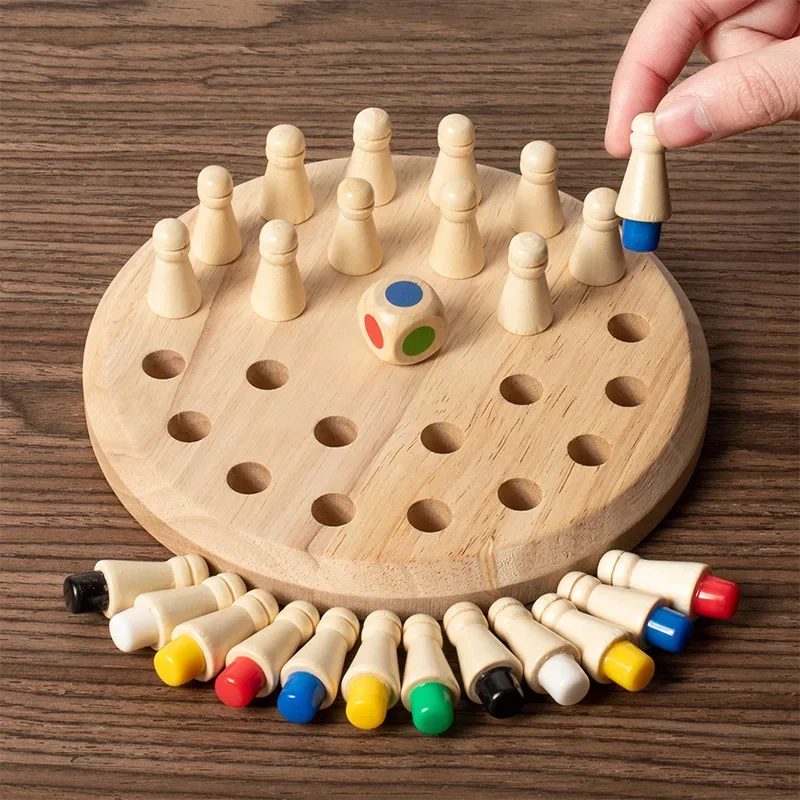 1PC Wooden Memory Match Stick  - đánh giá và giá Board Game Of Life