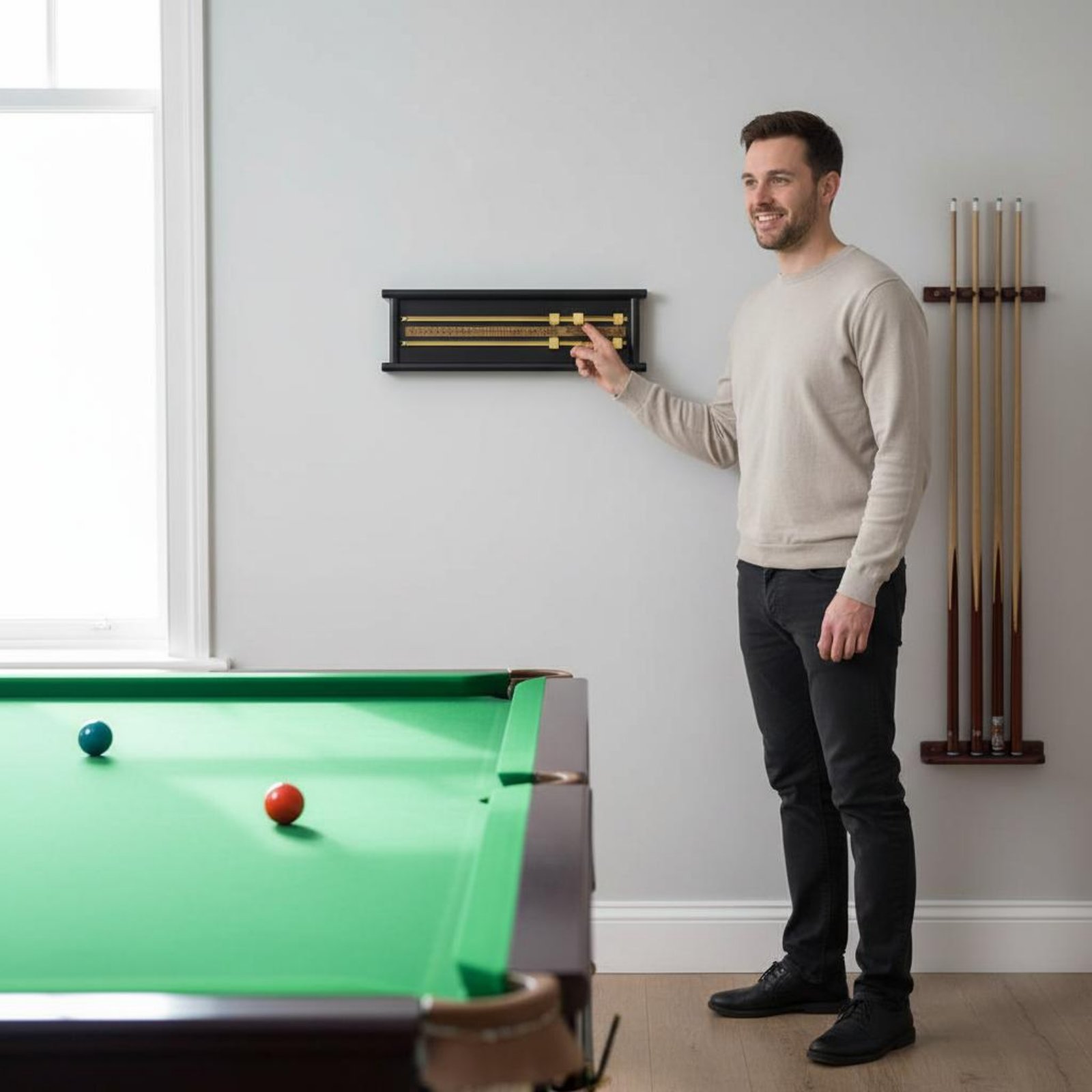 Wooden Snooker Scorer Dual Rai - đánh giá và giá Board Game For 2 Players