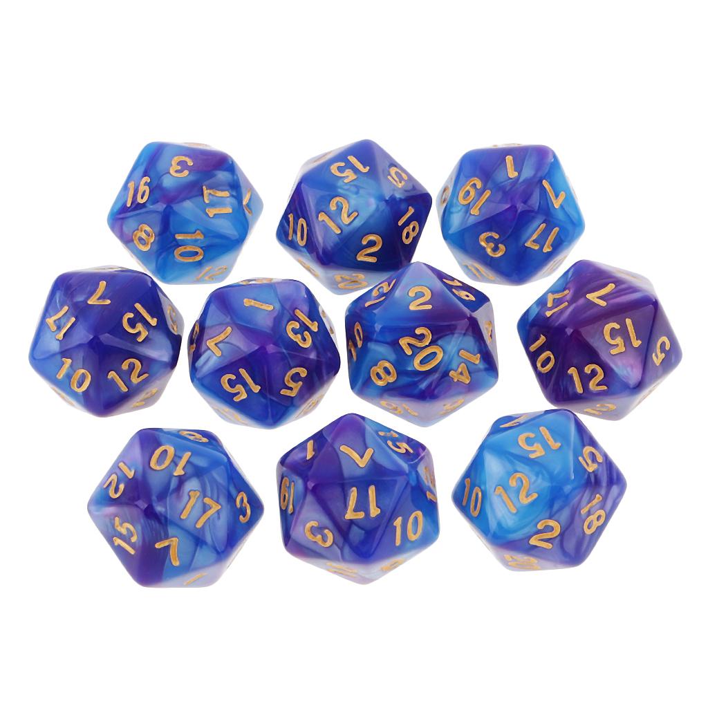 10 Chiếc Đa Diện 20 Mặt Xúc Xắ - đánh giá và giá Board Game Electronic Table