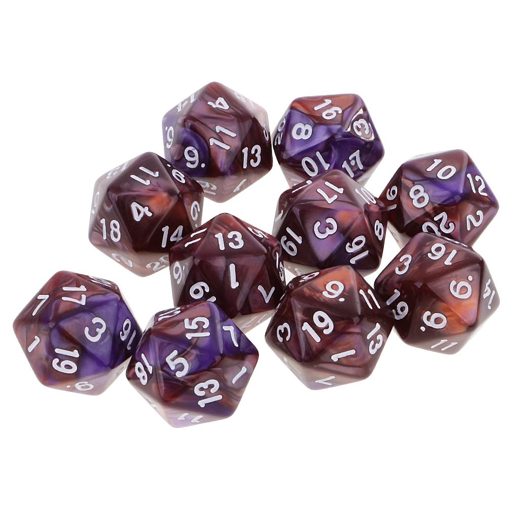 10 Chiếc Đa Diện 20 Mặt Xúc Xắ - đánh giá và giá Board Game Electronic Table