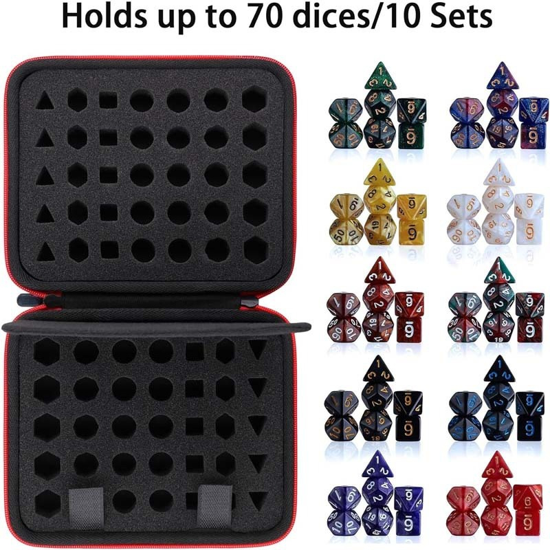 New Portable EVA70-hole Dice B - đánh giá và giá Board Game Dungeons And Dragons