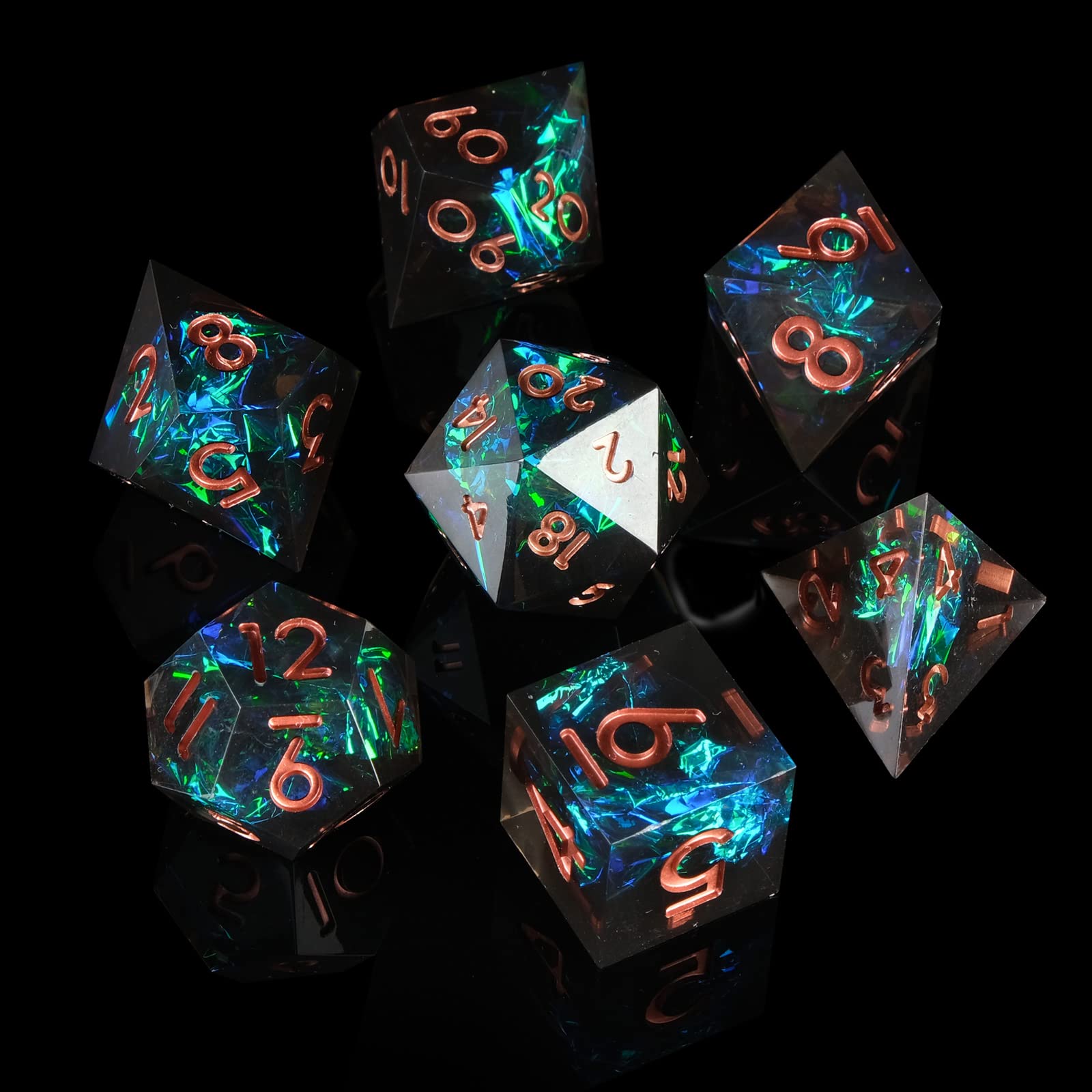 Resin Sharp Edge DND Dice Set  - đánh giá và giá Board Game Dungeons And Dragons
