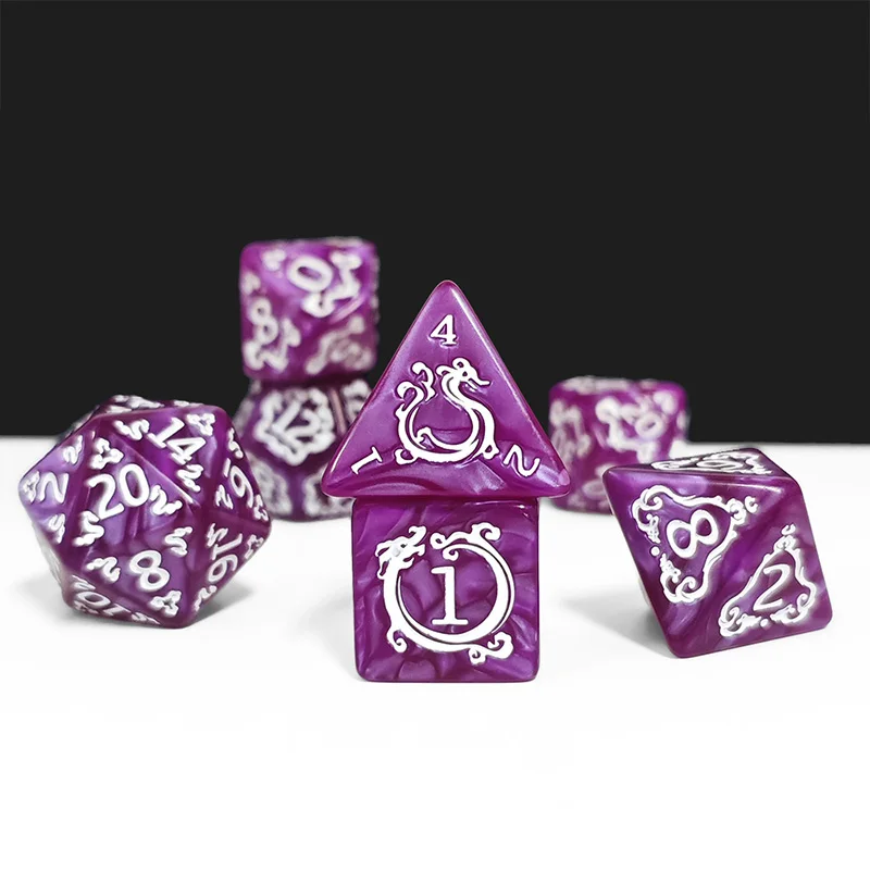 7pcs DND Dice 7Pcs/set Dragon  - đánh giá và giá Dice Set Polyhedral