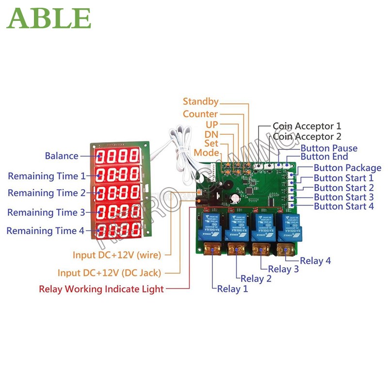 JY-215 Inbuilt Phản 4 Kênh Hẹn - đánh giá và giá Board Game Economy