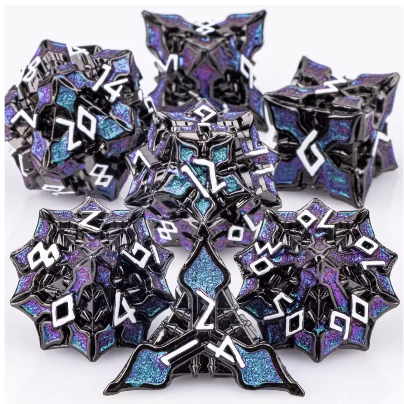 7pcs DND Metal Dice Set MTR Po - đánh giá và giá Board Game Dungeons And Dragons