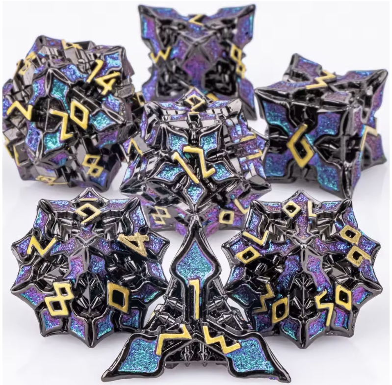 7pcs DND Metal Dice Set MTR Po - đánh giá và giá Board Game Dungeons And Dragons