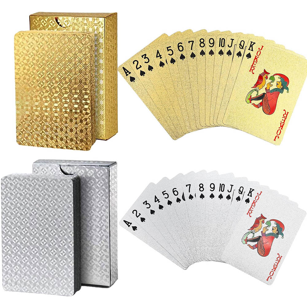 Playing Cards Waterproof Gold  - đánh giá và giá Board Game Viral