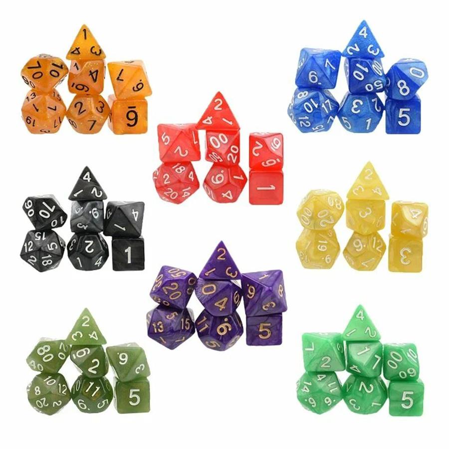 16/40pcs Polyhedral Game Dice, - đánh giá và giá Board Game Electronic Table