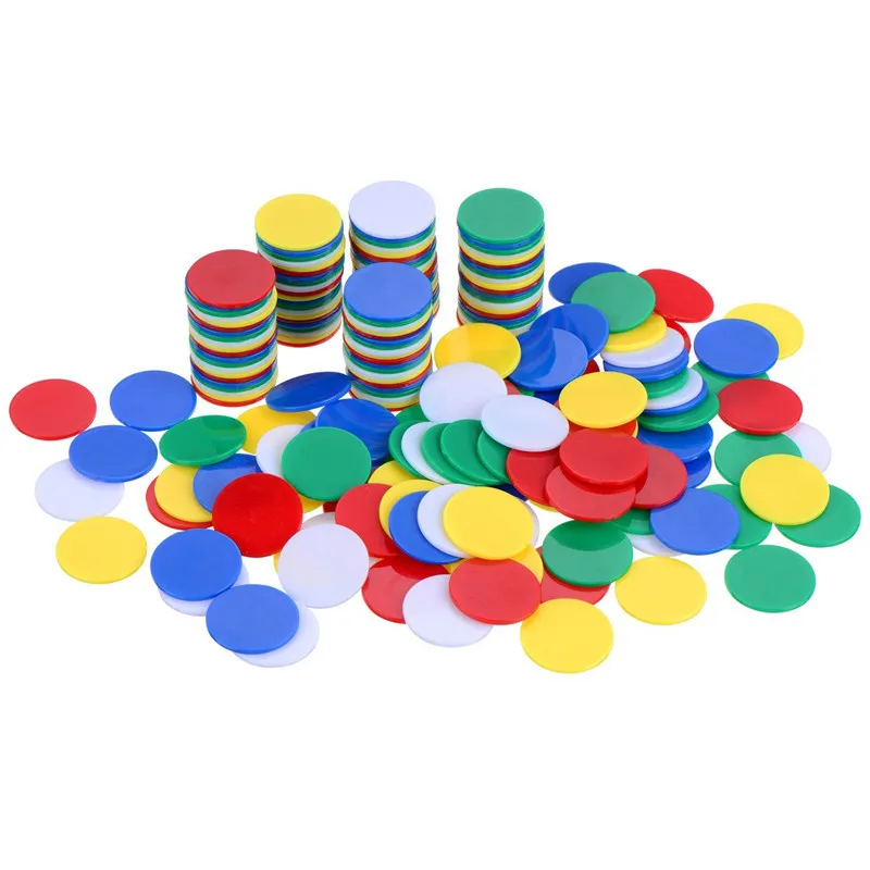 100/300Pcs  Plastic Chips DIY  - đánh giá và giá Board Game Economy
